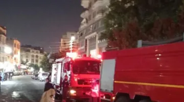 رجال الحماية المدنية تسيطر على حريق داخل عقار سكني في عين شمس