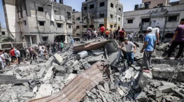 استشهاد فلسطينيين وإصابة آخرين نتيجة قصف خيمة تضم نازحين في خان يونس
