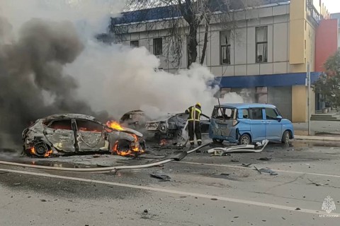 سبعة قتلى في ضربة أوكرانية على مدينة تحتلها روسيا سبعة قتلى في ضربة أوكرانية على مدينة تحتلها روسيا