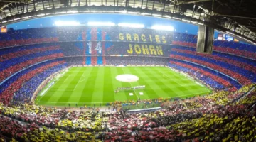 سر توقف أعمال التجديد في ملعب برشلونة (كامب نو)