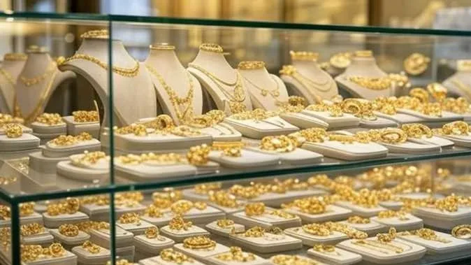 سعر الذهب اليوم الجمعة 9-5-2025 يسجل تراجعا حادا بنحو 800 للجنيه.. وعيار 21 بالصاغة سعر الذهب اليوم الجمعة 9-5-2025 يسجل تراجعا حادا بنحو 800 للجنيه.. وعيار 21 بالصاغة