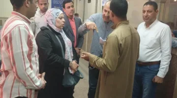 سكرتير بني سويف يتابع العمل بملف التصالح في زيارته لمركز التكنولوجي بناصر