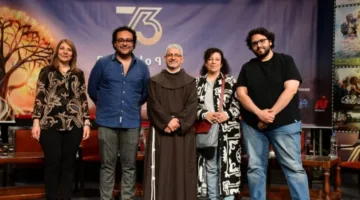 سماء إبراهيم و صناع فيلم البحث عن منفذ خروج السيد رامبو  في ندوة خاصة عن الفيلم في المركز الكاثوليكي