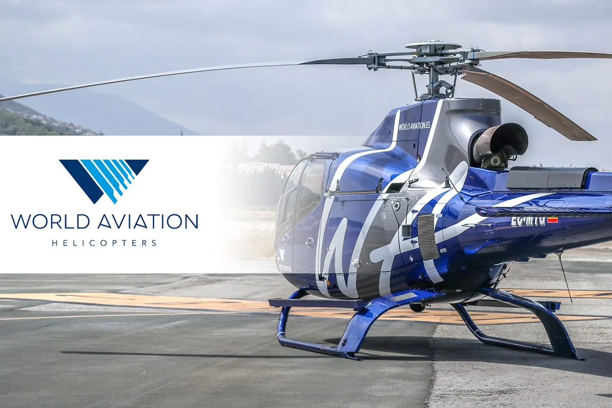 شركة World Aviation تبدأ بتقديم رحلات هليكوبتر فاخرة بين مالقة والمغرب لتلبية احتياجات المسافرين المميزين. شركة World Aviation تبدأ بتقديم رحلات هليكوبتر فاخرة بين مالقة والمغرب لتلبية احتياجات المسافرين المميزين.