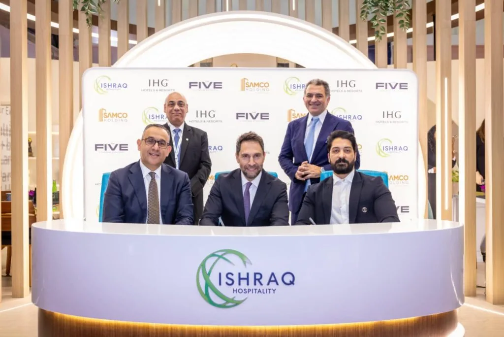 شركة «إنتركونتيننتال» تتعاقد مع «إشراق» و«سامكو» لتطوير فندق بالعاصمة الإدارية شركة «إنتركونتيننتال» تتعاقد مع «إشراق» و«سامكو» لتطوير فندق بالعاصمة الإدارية