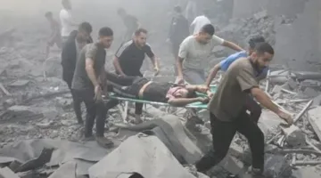 شهداء ومصابين جراء سقوط قذائف على خيام النازحين بمنطقة المواصي