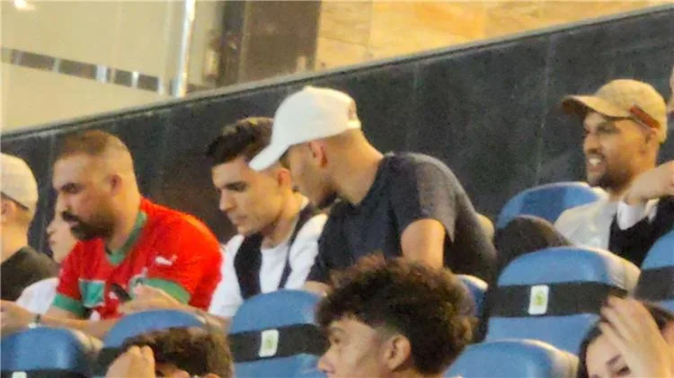 صور | ثلاثي الأهلي يدعم المغرب في مواجهة مصر بكأس أمم إفريقيا للشباب
