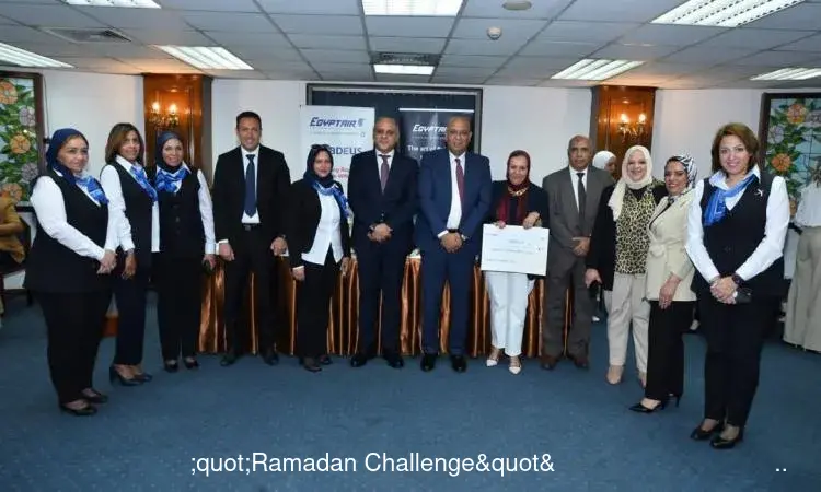 صور.. مصر للطيران تحتفل بتوزيع جوائز "Ramadan Challenge" صور.. مصر للطيران تحتفل بتوزيع جوائز "Ramadan Challenge"