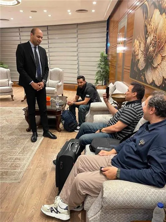 صور | وصول المجموعة الأولى من الرياضيين المصريين إلى ليبيا
