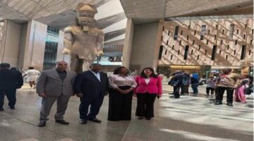 صور..المتحف المصري الكبير يستقبل رئيس جمهورية أنجولا