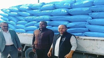 ضبط 10أطنان أسمدة زراعية مجهولة المصدر في حملة لتموين رشيد بالبحيرة