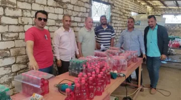 ضبط 1200 لتر حليب فاسد ومصنع لتقليد مشروبات غازية شهيرة في بني سويف