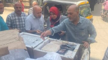 ضبط 200 كيلو كبدة مجمدة غير صالحة للاستهلاك في المنوفية