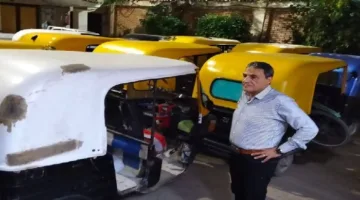 ضبط 31 مركبة توك توك مخالفة في حملة لـ «محلية كوم حمادة» بالبحيرة