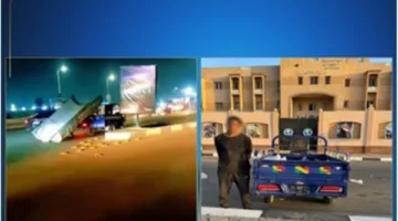 ضبط المتهم بسرقة اللافتات من الطريق العام بالقليوبية