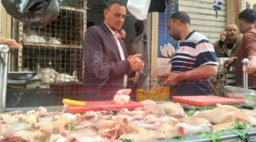 ضبط دجاج وكبد مجهولة المصدر في كفر الشيخ