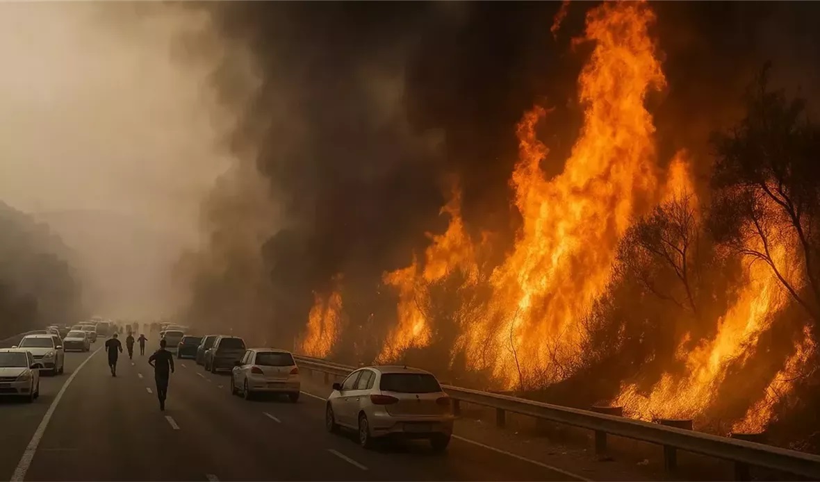 في أعقاب حرائق ضخمة.. إغلاق أطول طريقين بإسرائيل جراء فيضانات بمناطقها الجنوبية في أعقاب حرائق ضخمة.. إغلاق أطول طريقين بإسرائيل جراء فيضانات بمناطقها الجنوبية