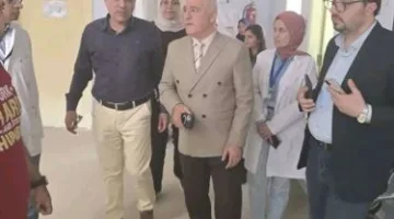 وكيل وزارة الصحة بالقليوبية يتفقد المركز الطبي بالحي الثامن في العبور