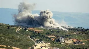 شهيد جراء غارة إسرائيلية على بلدة ياطر في قضاء بنت جبيل بجنوب لبنان