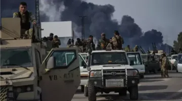 عاجل.. القاهرة الإخبارية: رتل عسكرى ضخم يغادر قاعدتى حقل العمر وكونيكو بسوريا