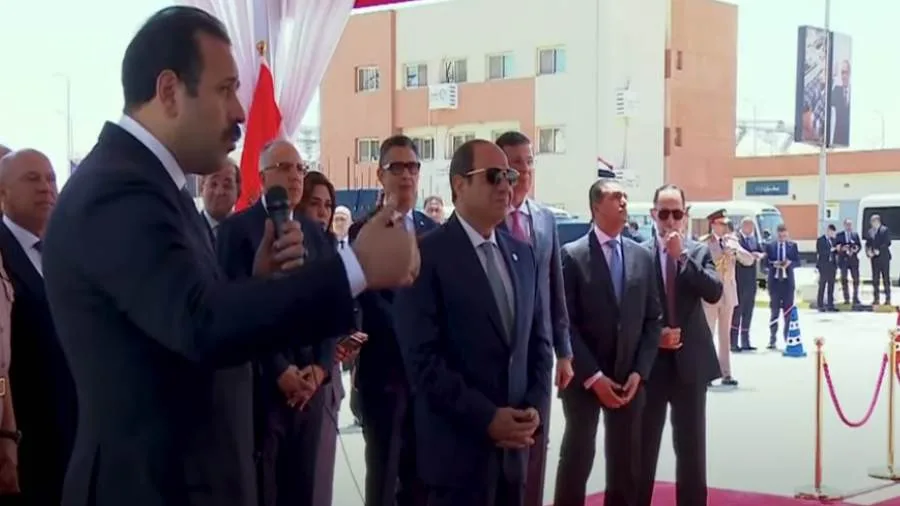 عاجل | انتقال مباشر .. الرئيس السيسي يزور المرحلة الأولى من مدينة مستقبل مصر الصناعية عاجل | انتقال مباشر .. الرئيس السيسي يزور المرحلة الأولى من مدينة مستقبل مصر الصناعية