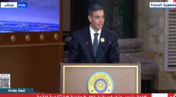 عاجل| رئيس وزراء إسبانيا: فلسطين تعاني أمام مرأى الجميع