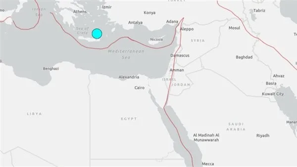 عاجل | هزة ارتدادية تؤثر على الإسكندرية ومرسى مطروح بعد زلزال كريت عاجل | هزة ارتدادية تؤثر على الإسكندرية ومرسى مطروح بعد زلزال كريت