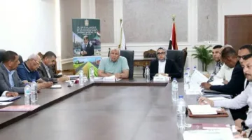 عبر الفيديو كونفرانس.. محافظ الوادي الجديد يتابع عددًا من الملفات