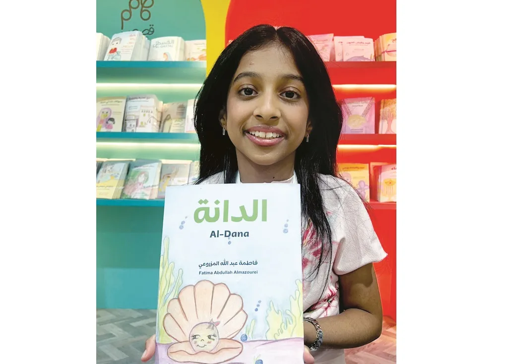 عرض إبداعات طلاب مؤسسة قطر في معرض الكتب