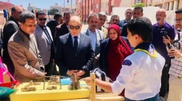 محافظ كفر الشيخ يشهد ختام الأنشطة الطلابية بمدرسة رزق حمامو للتعليم الأساسي في بلطيم