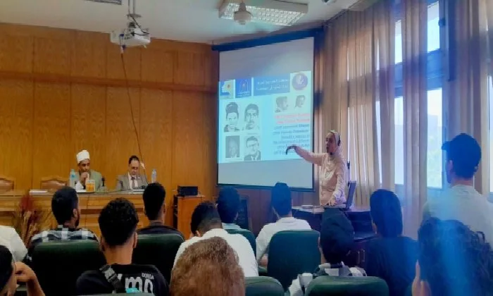 «علوم حلوان» تستضيف ندوة توعوية لمكافحة التنمر والعنف ضد النساء «علوم حلوان» تستضيف ندوة توعوية لمكافحة التنمر والعنف ضد النساء