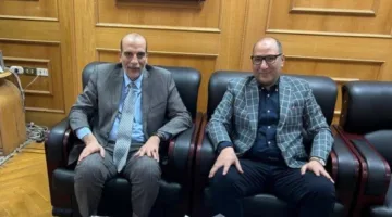 عميد تجارة كفر الشيخ يبحث مع رئيس الغرفة التجارية التعاون المشترك