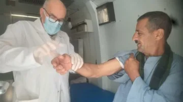 فحص وتوفير العلاج لــ1200 مريض في 7 تخصصات ببني سويف