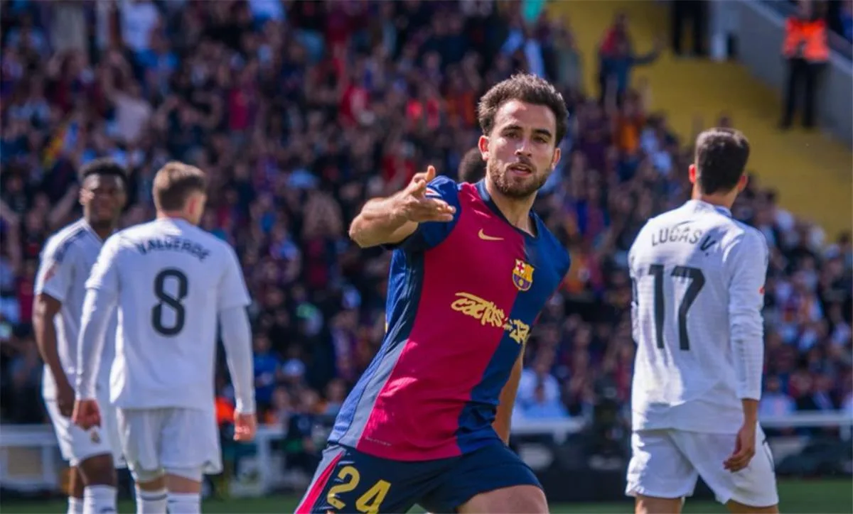 فيديو | إريك جارسيا يسجل هدف برشلونة الأول أمام ريال مدريد