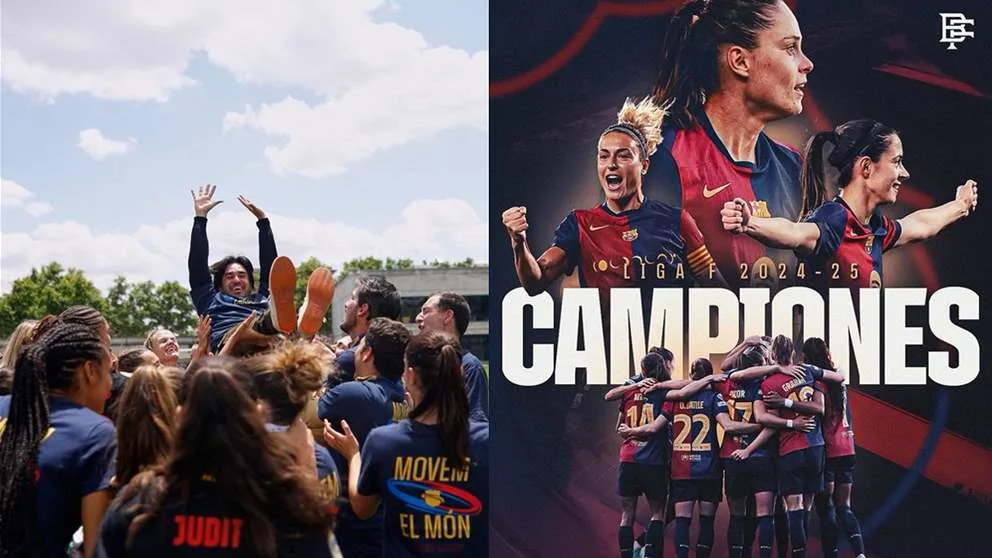 فيديو – برشلونة يتوج بلقب بطل إسبانيا للسيدات بعد انتصاره (9-0)!! فيديو – برشلونة يتوج بلقب بطل إسبانيا للسيدات بعد انتصاره (9-0)!!