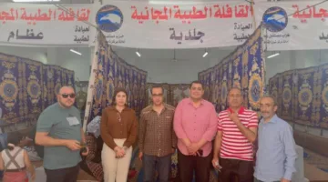 قافلة صحية مجانية لسكان شبين القناطر
