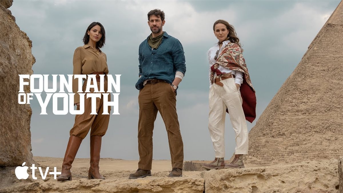 مشاهد من كواليس تصوير فيلم Fountain of  Youth في أهرامات الجيزة