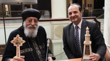 قداسة البابا يلتقي كبير باحثي معهد التاريخ الحديث في صربيا