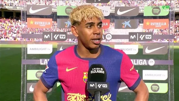 لامين يامال: كان علينا الفوز على ريال مدريد لنقترب من اللقب.. ونسينا الخسارة من الإنتر لامين يامال: كان علينا الفوز على ريال مدريد لنقترب من اللقب.. ونسينا الخسارة من الإنتر
