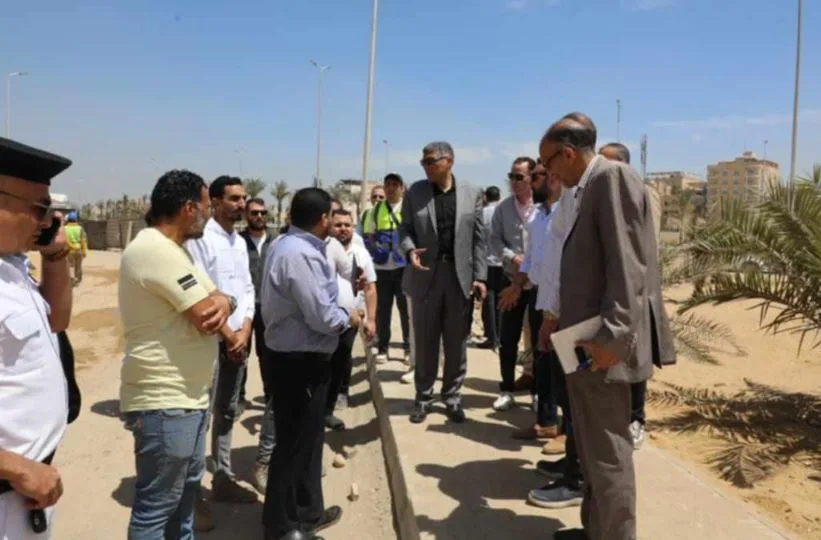 محافظ الجيزة يتابع أعمال التطوير الجارية بطريق مصر إسكندرية الصحراوي محافظ الجيزة يتابع أعمال التطوير الجارية بطريق مصر إسكندرية الصحراوي