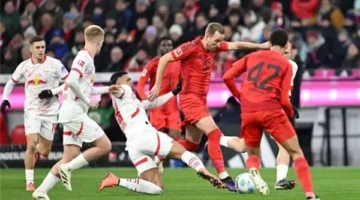 لايبزيج يباغت بايرن ميونيخ بهدفين في الشوط الأول بالدوري الألماني