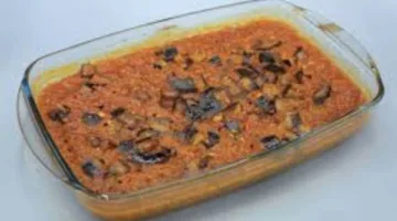 لذيذة ورخيصة.. طريقة عمل طاجن الفريك بالباذنجان