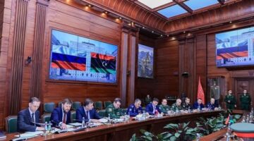 ليبيا وروسيا تبحثان توسيع مجالات الشراكة العسكرية والأمنية