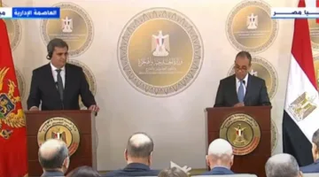 مؤتمر صحفي لوزير الخارجية ونظيره بالجبل الأسود