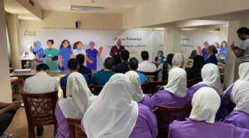 مؤسسة مرسال الخيرية، عضو في التحالف الوطني، تُقدّم التقدير لفرق التمريض.