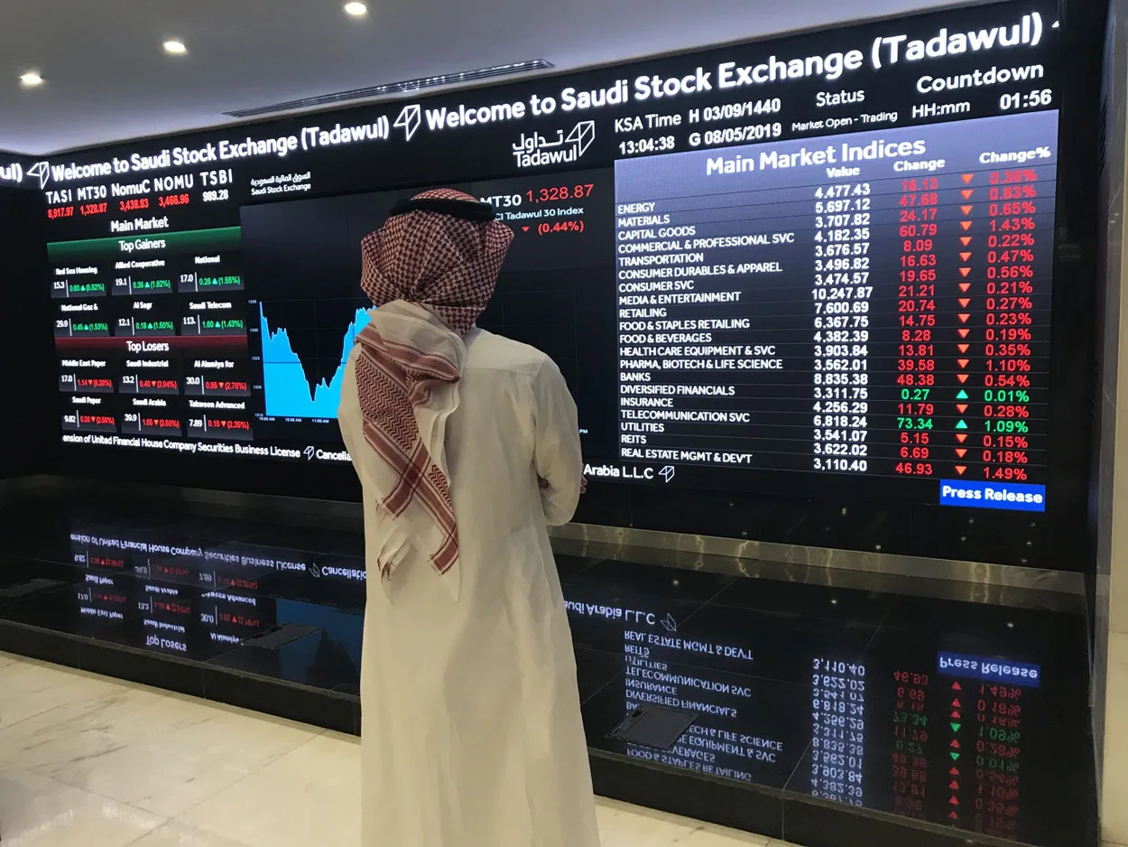 مؤشر بورصة السعودية فوق 11400 نقطة بعد نتائج أفضل من المتوقع لـ”أرامكو” مؤشر بورصة السعودية فوق 11400 نقطة بعد نتائج أفضل من المتوقع لـ”أرامكو”