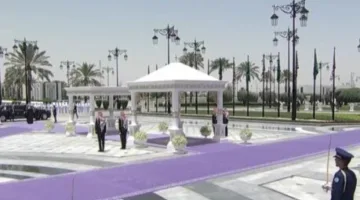 ما السبب وراء استخدام السجاد الأرجواني لاستقبال ترامب في الرياض بدلاً من الأحمر؟