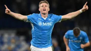 ماكتوميناي لاعب نابولي يفوز بجائزة لاعب شهر أبريل في الدوري الإيطالي