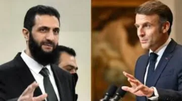 ماكرون يستقبل الشرع في قصر الإليزيه