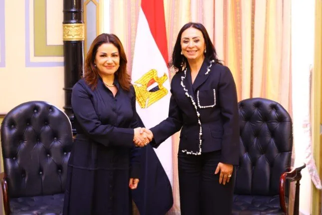مايا مرسي تلتقي وزيرة الشؤون الاجتماعية بلبنان مايا مرسي تلتقي وزيرة الشؤون الاجتماعية بلبنان